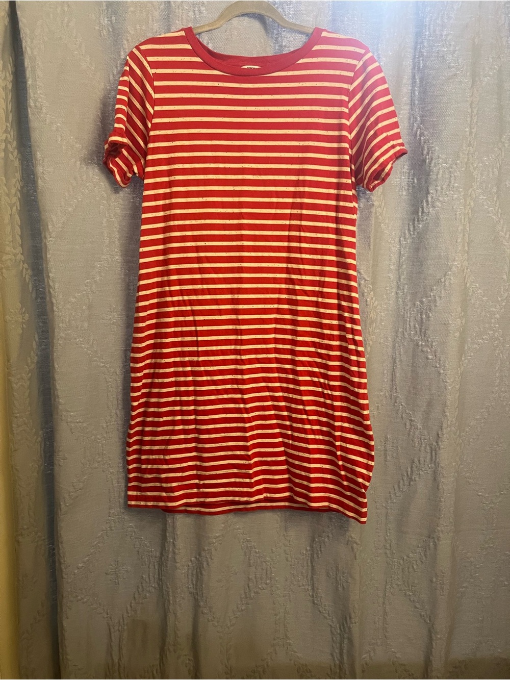 Sonoma Speckle Striped T-Shirt Dress